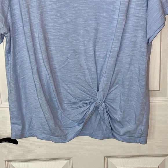 Sanctuary Light Blue Tie Detail Tee - Picture 3 of 6